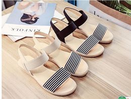 Verkauf Sandalen Frauen Sommer Slip Auf Schuhe Peep-Toe Flache Schuhe Römischen Sandalen Anti Slip Weichen Boden Sandalen Für Schwangere frauen