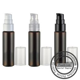 Hot sale,50pcs, 30ml Brown flat shoulder beak bottle (powder pump), cosmetics packaging, perfume spray bottle