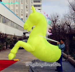 Various Custom Wearable Inflatable Horse Costume Outdoor 3m Parade Show Colourful Horse Suits With Blower For Party