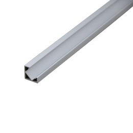 50 X 1M sets/lot Al6063 30 degree led strip channel diffuser and corner aluminium led profile for kitchen led or cabinet lights