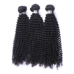 Mongolian Kinky Curly Virgin Hair Weave Bundles Unprocessed Afro Kinky Curly Mongolian Remy Human Hair Extension 3Pcs Lot Natural Colour