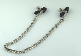 Metal Silver Adult BDSM Bondage Sex Toys Dripping leaves Clamps Clips Withs Breast Ring with Chain Fetish For Women RX-5456