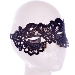 New Girls Woman Lady Fashion Black Cutout Mask Lace Sex Toy for Woman Sexy Prom Party Halloween Masquerade Dance Masks Accessory q170689