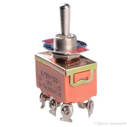 5Pcs 220V 6A DC rojo indicador de apagado//Encendido Interruptor de 3 Pin Mini