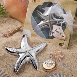 Free Shipping 50PCS Starfish Bottle Opener Beach or Ocean Breeze Theme Bridal Shower Wedding Favours Engagement Keepsake Event Party Giveaway