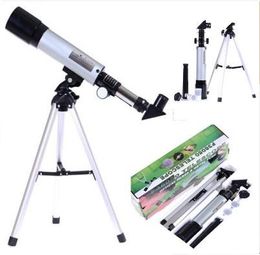 Freeshipping Brand New F36050M Monocular Refractor Space Astronomical Telescope for Kids(include 1 piece 0.965 inch sun filter)