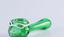 2022 glasfrösche Glasrohr des grünen Frosches, Großhandelsglasbongs Ölbrenner-Glasrohr-Wasser-Rohr-Ölplattformen, die freies Verschiffen rauchen