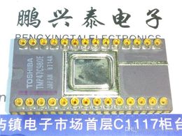 TMP47C980E , 4-Bit Microcontroller . Vintage microprocessor Collectible / CDIP-42 Gold Pin , Chips