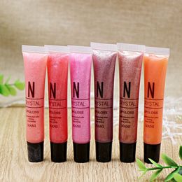 hot sale Durable Makeup Lip Non-stick 12ML Long Lasting 16 Colours Full Colours NANI Crystal Lip Gloss