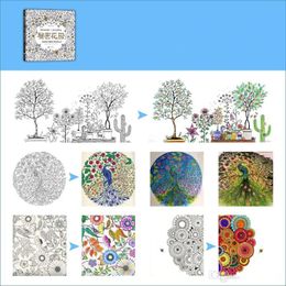 UPS Fedex Secret Garden English Edition Coloring Books Children Adult Relieve Stress Painting Drawing Book Gift 24 Pages 185185