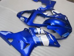 High quality bodywork fairings for 2000 2001 Yamaha YZF R1 YZFR1 00 01 YZF-R1 YZF1000 blue white fairing kit FR66
