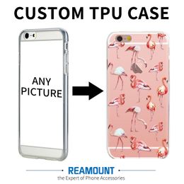 Hot Selling New DIY Customized Case Custom Logo Design Photos Printed Phone Case Cover for iphone 6 6ansparent Custom Made Mobile Phone Case