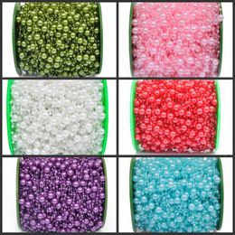 All over the sky star 60 meters line attachment beads ABS imitation pearl beads wholesale Wedding hand stick flower flower decoration