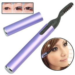 Portable Pen Style Electric Heated Makeup Eye Lashes Long Lasting Eyelash Curler Roll Eye Lashes Curlers Make Up Props Free Shipping ZA2011