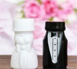 12 PCS Bride&12 PCS Groom Empty Soap bubbles bottles Blowing bubbles tool for Wedding Party Decoration Supplies