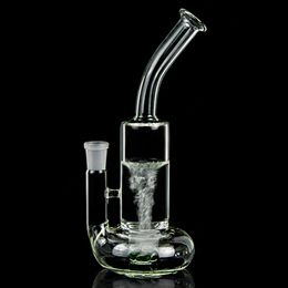 Glass Water Pipe Oil Dab Rigs 18.8mm Female Joint Bong Hookahs Bubbler Tornado Beaker Base Cyclone Perc Smoking Bongs WP146