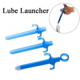 Sex Aid Tools Anal Vagina Shooter Lube Launcher, Personal Sex Lubricant Applicator Syringe Lube Tube Sex Toys For Men Woman Gay q0506