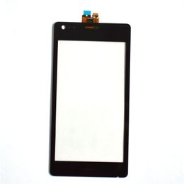 100PCS Original Front Touch Screen with Digitizer Replacement for Sony M C1904 C1905 C2004 C2005 M2 D2302 D2303 D2305 D2306 free DHL