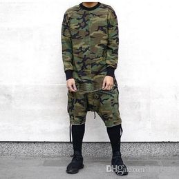 Long sleeve quality fashion men top tee tshirt t-shirt t shirt camo camouflage hip hop swag skate brand-clothing