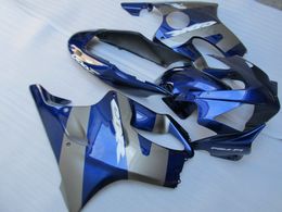 Motorcycle fairing kit for Honda CBR600 f4I 04 05 06 07 blue black Injection fairings set CBR600F4I 2004 2005 2007 OT05