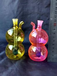 New gourd hookah Wholesale Glass Bongs Accessories, Glass Water Pipe Smoking, Free Shipping
