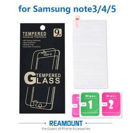 2.5D Explosion-Proof Screen Protector Film Guard for Samsung Note 3 Note 4 Screen Cover Tempered Film with Cleaning Tool
