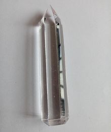 high quality single pointed smelting quartz crystal point healing clear quartz point wand for gift 70g