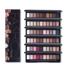 Shimmer Matte Natural Fashion Eye Shadow Make Up Light Eyeshadow Cosmetics Set With Brush 10 Colors NOVO Eye Makeup Palette