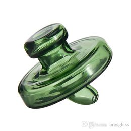 DHL Universal Colored glass UFO carb cap Hat style dome for Quartz Thermal banger Nails glass water pipes, dab oil rigs