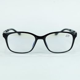Classical Big Eyes Reading Glasses Full Plastic Frame Simple And Comfortable Eyewear For Elders Mixed Power Lenses Wholesale