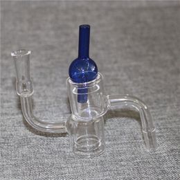 New Design Smoking XXL Quartz Thermal Banger Nail With 28mm OD 10mm 14mm 18mm Double Tube Quartz Bangers For Oil Rigs Glass Bongs