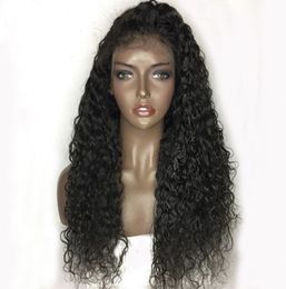 DIVA1 180% density water wave Natural human hair wig pre plucked 360 lace frontal wet wavy peruvian virgin