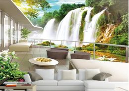 High Quality Costom Beautiful scenery of the landscape mural 3d wallpaper 3d wall papers for tv backdrop