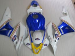 Injection bodywork fairing kit for Honda CBR600RR 07 08 white blue fairings set CBR600RR 2007 2008 OT14
