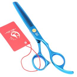 5.5Inch Meisha 2017 New Hot Selling Sharp Hairdressers Thinning Scissors JP440C Barbers Hair Shears Blue Hair Tesoura Tools 1Pcs, HA0093
