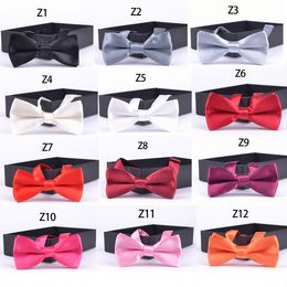 20 Colour Formal Commercial Solid Marriage Necktie for Children Candy Boys Girls Bow Tie Butterflies BT16471