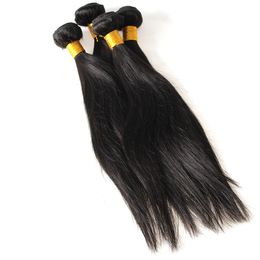 Cynosure Hair 4 bundles straight 100% Human Hair Weave Bundles Unprocessed Hair Weft 400g