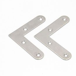 10 pieces plane L type stainless steel corner barcket furniture fitting household hardware part fastener