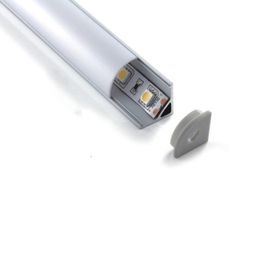 30 X 2M sets/lot 60 corner shape Aluminium led channel L type led aluminium profile for led cabinet lighting