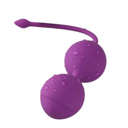 SIFRS Female Sex Toys Dual Kegel Balls Sex Products Silicone Ben Wa Balls Sweet Gift For Women Vaginal Shrink Training Device 17420