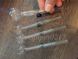 Glass Oil Burner Pipe mini Smoking Hand Pipes Thick Glass Pipe Oil rigs