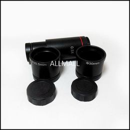 Freeshipping 0.5X C Mount Lens Microscope Adapter for CCD CMOS Camera Digital Eyepiece, Relay Lens 23.2mm 30mm 30.5mm