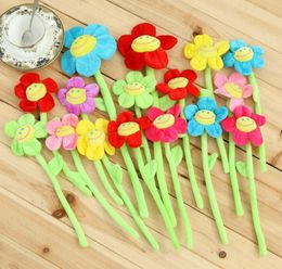 DIY Sun Flowers Plush Toys Baby Room Curtain Clips Buckle Decorative Plants Mix Color Wedding Lover's Gift For Girls