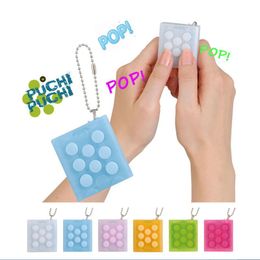 Wholesale Mugen Puchi Puchi toy Speaker Key chain Puti Puti bubble wrap keyring Decompression vent toys Electric Press speaker Sound gadgets