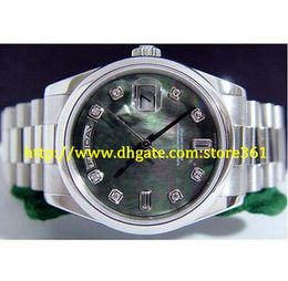 store361 new arrive watch Men's DIAMOND Mother Of Pearl PLATINUM President 36mm - 118206