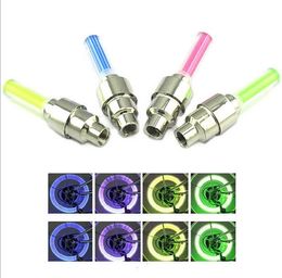 LED Flash Tyre Bike Wheel Valve Cap Light Car Bike Bicycle Motorbicycle Wheel Tire Light LED Car Light colorful cycling safety lighted lamps