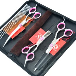 7.0Inch Meisha Professional Pet Grooming Scissors Kits Pet Cutting & Thinning & Curved Dog Shears JP440C Clippers for Dogs, HB0049