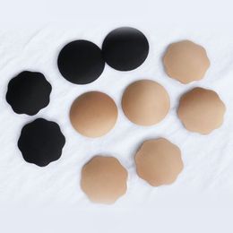 Sexy Bra Pad Reusable Self Adhesive Silicone Bra Breast Pad Pasties Petal Chest Stickers Nipple Cover Invisible Intimates