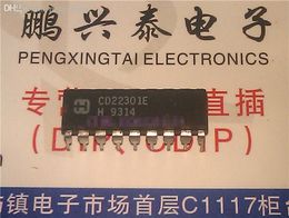 CD22301E , double 18 pin dip . Electronic component . CD22301 / PDIP18 / IC