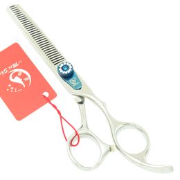 6.0Inch MeiSha JP440C Hair Thinning Scissors Cutting Shears Blue Gem Tesouras Hairdressing Scissors Barber Beauty Salon Tool,HA0251